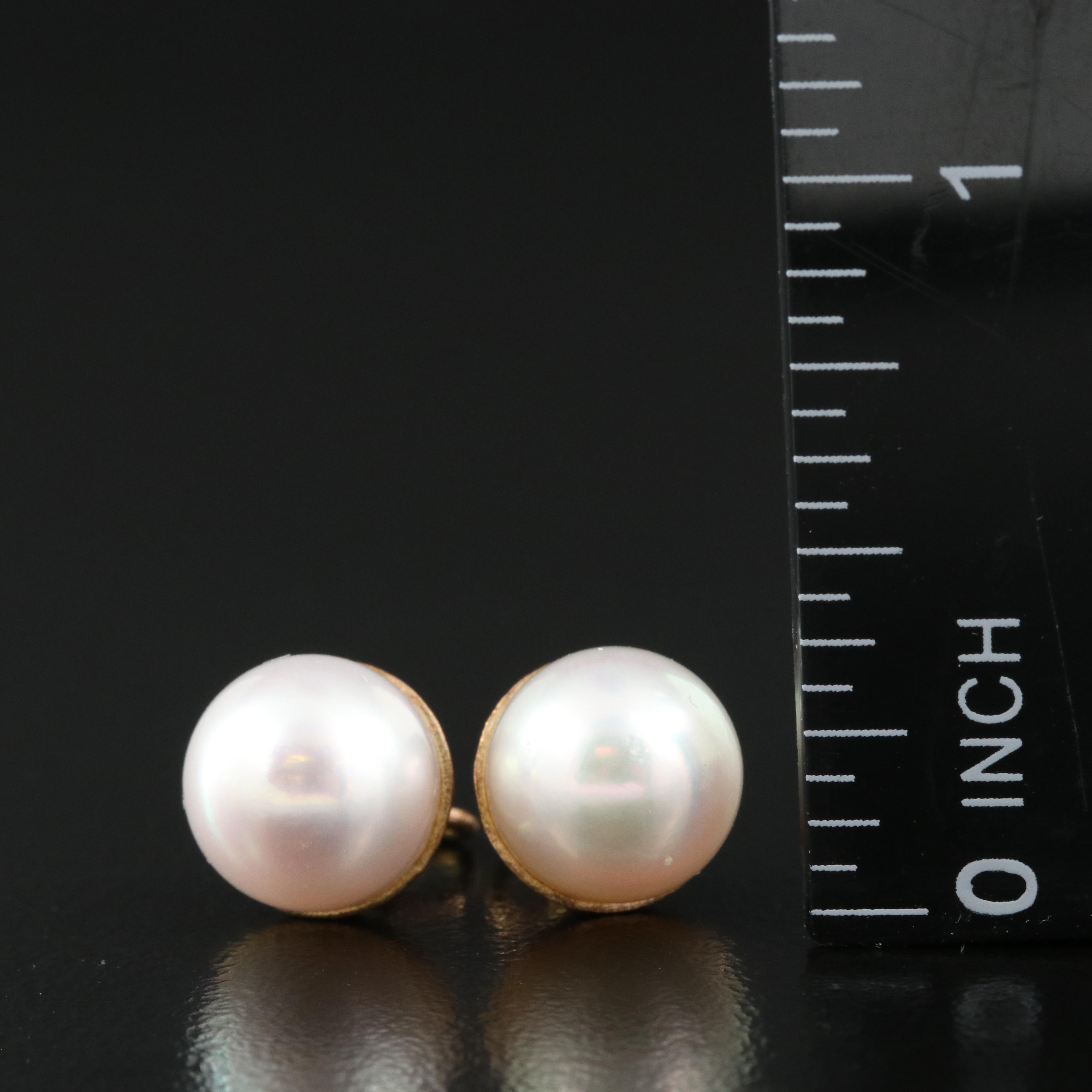 14K Pearl Earring Enhancers EBTH