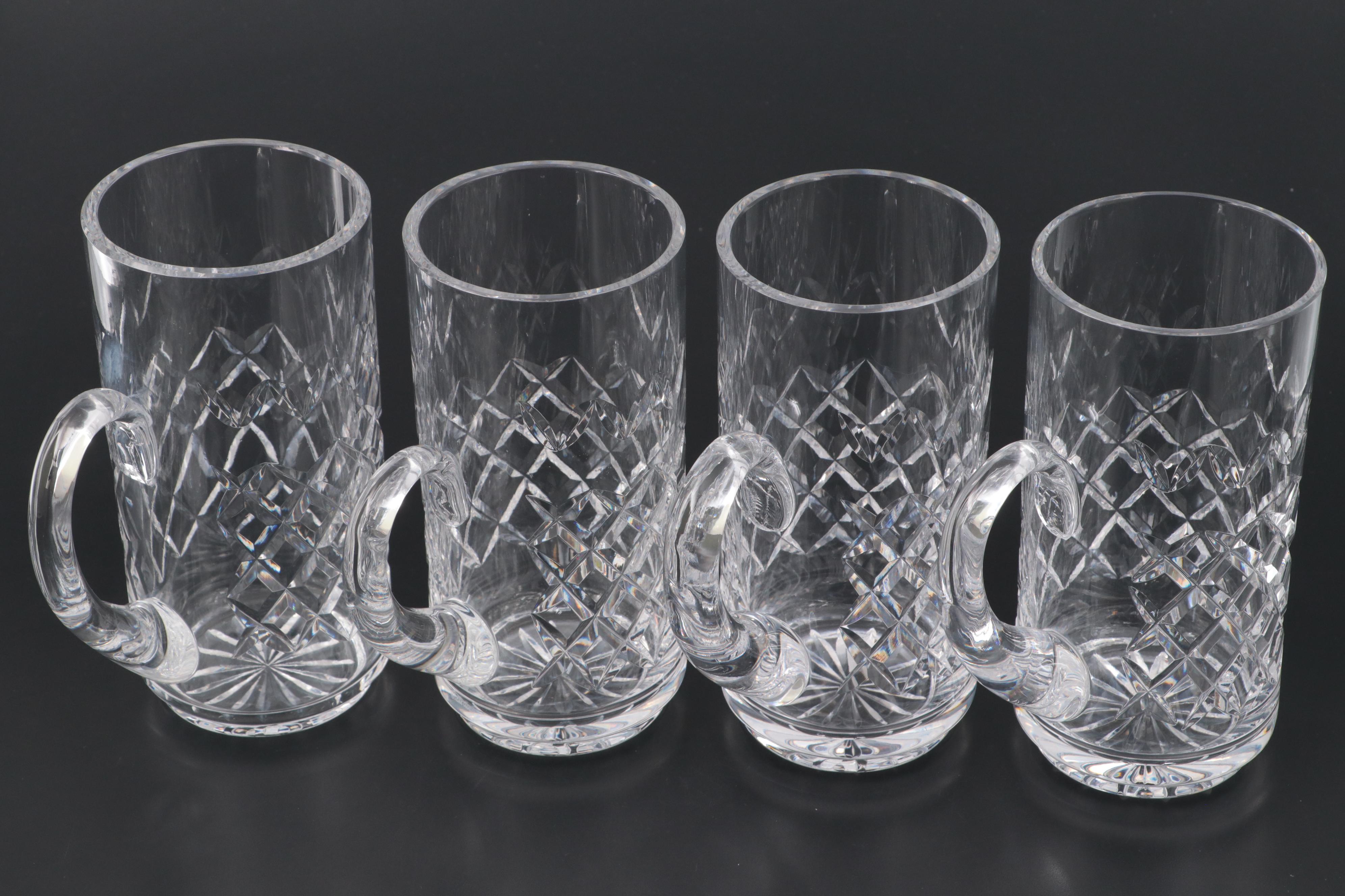 Waterford Crystal "Powerscourt" Beer Steins, 19692017 EBTH