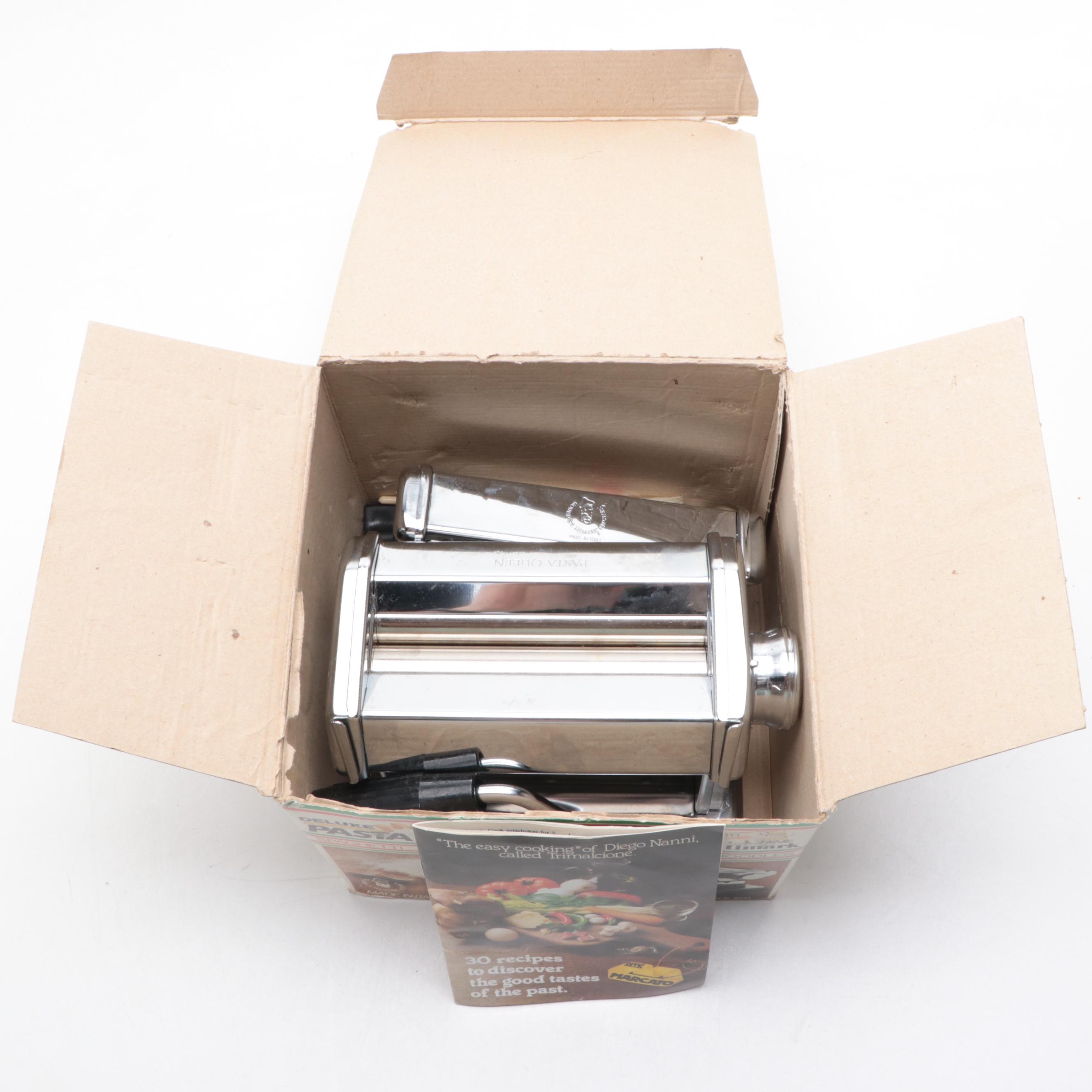 AllClad Waffle Iron and Marcato Deluxe Atlas Pasta Queen Maker EBTH