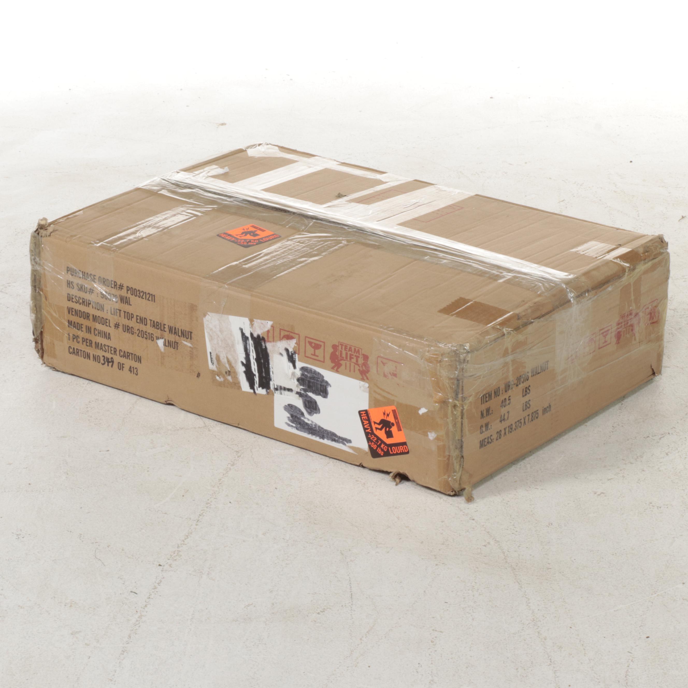 Swivel Desktop Organized Side Table EBTH