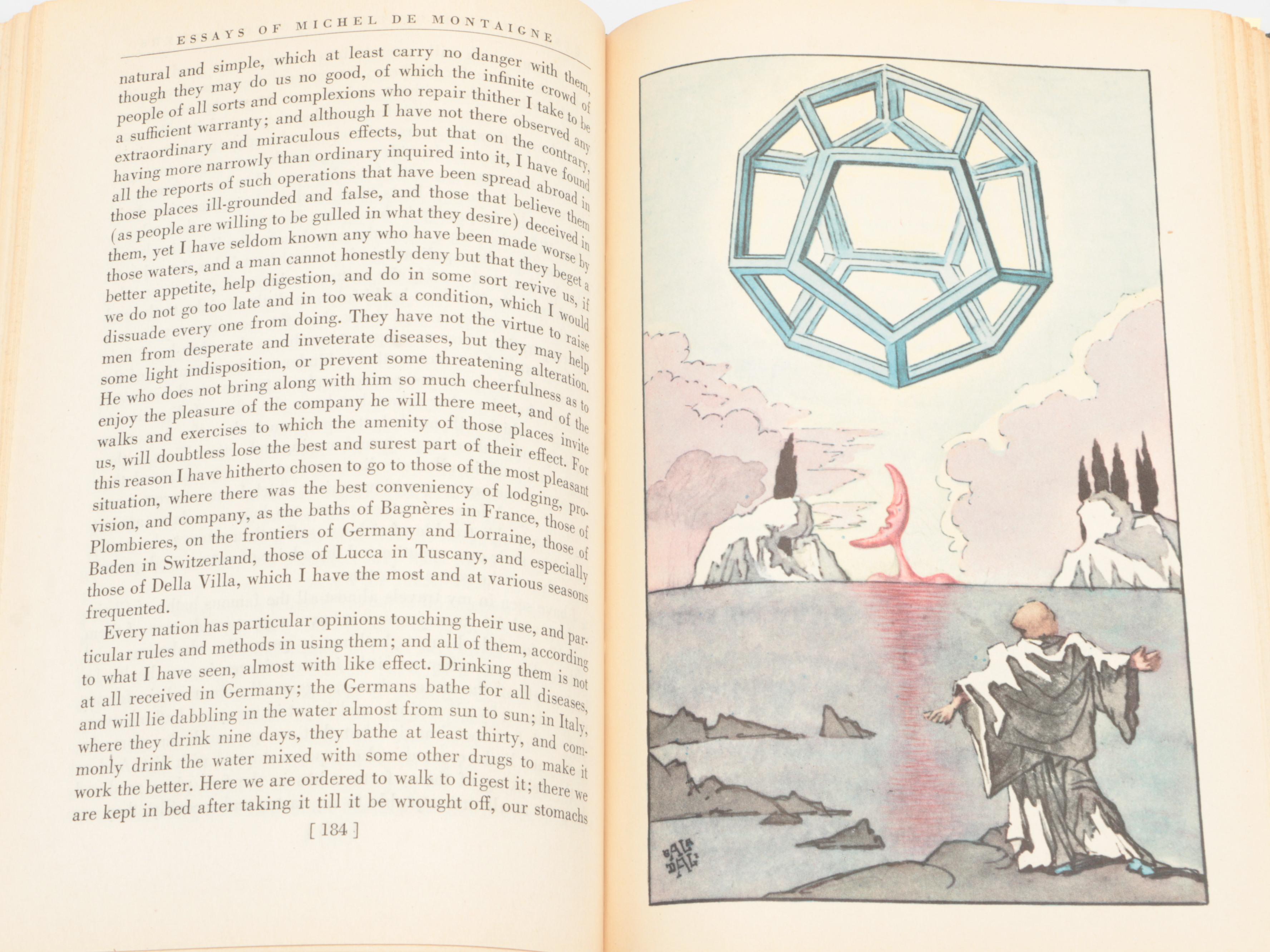 Salvador Dalí Illustrated "Essays of Michel de Montaigne," 1947 EBTH