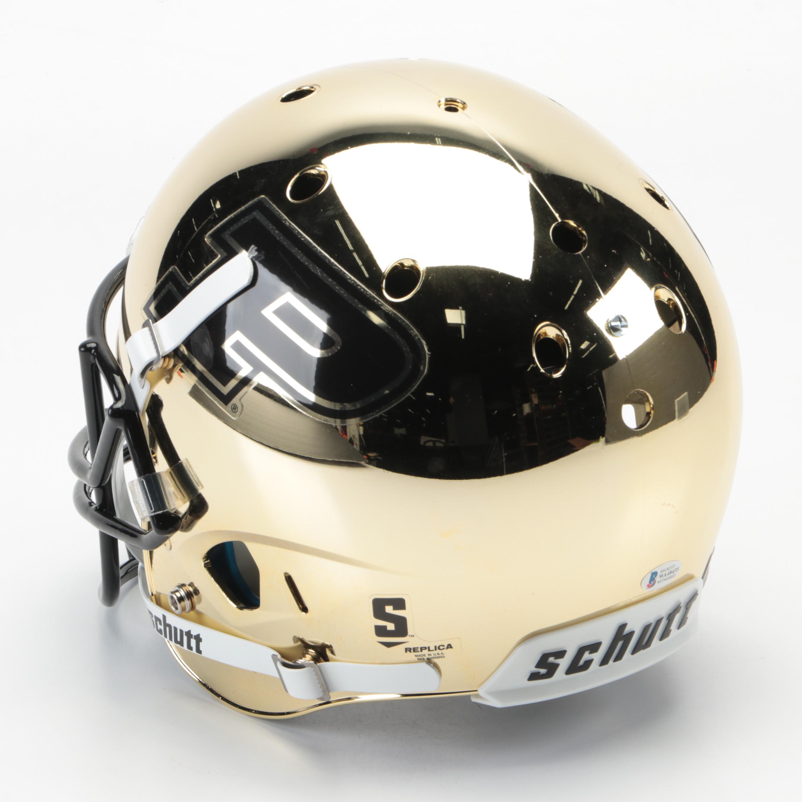 Drew Brees Signed Purdue University Full Size Schutt Replica Helmet EBTH
