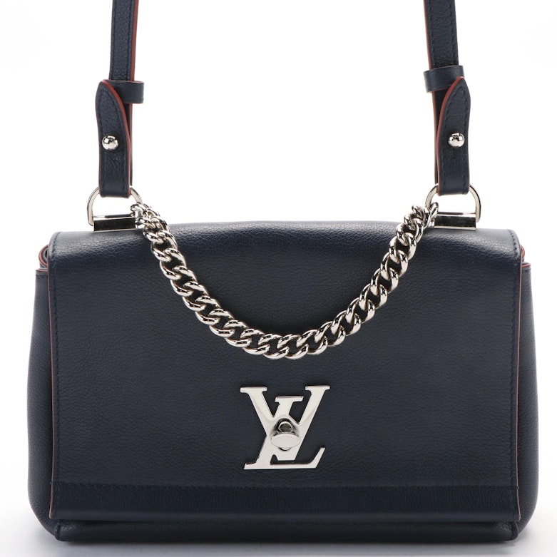 Louis Vuitton, Bags, Louis Vuitton Lockme Ii Bb Marine Rouge