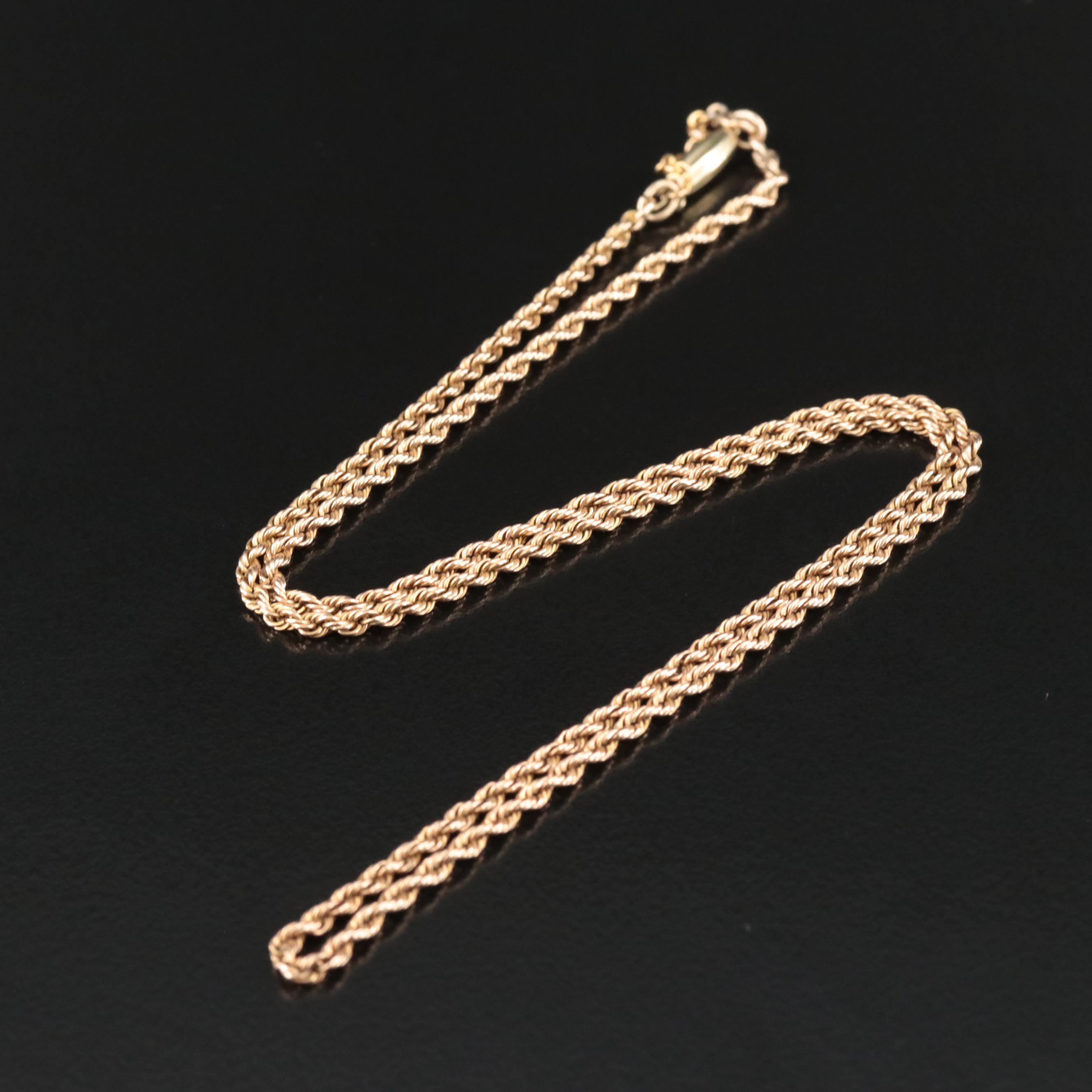 14K Rope Chain EBTH