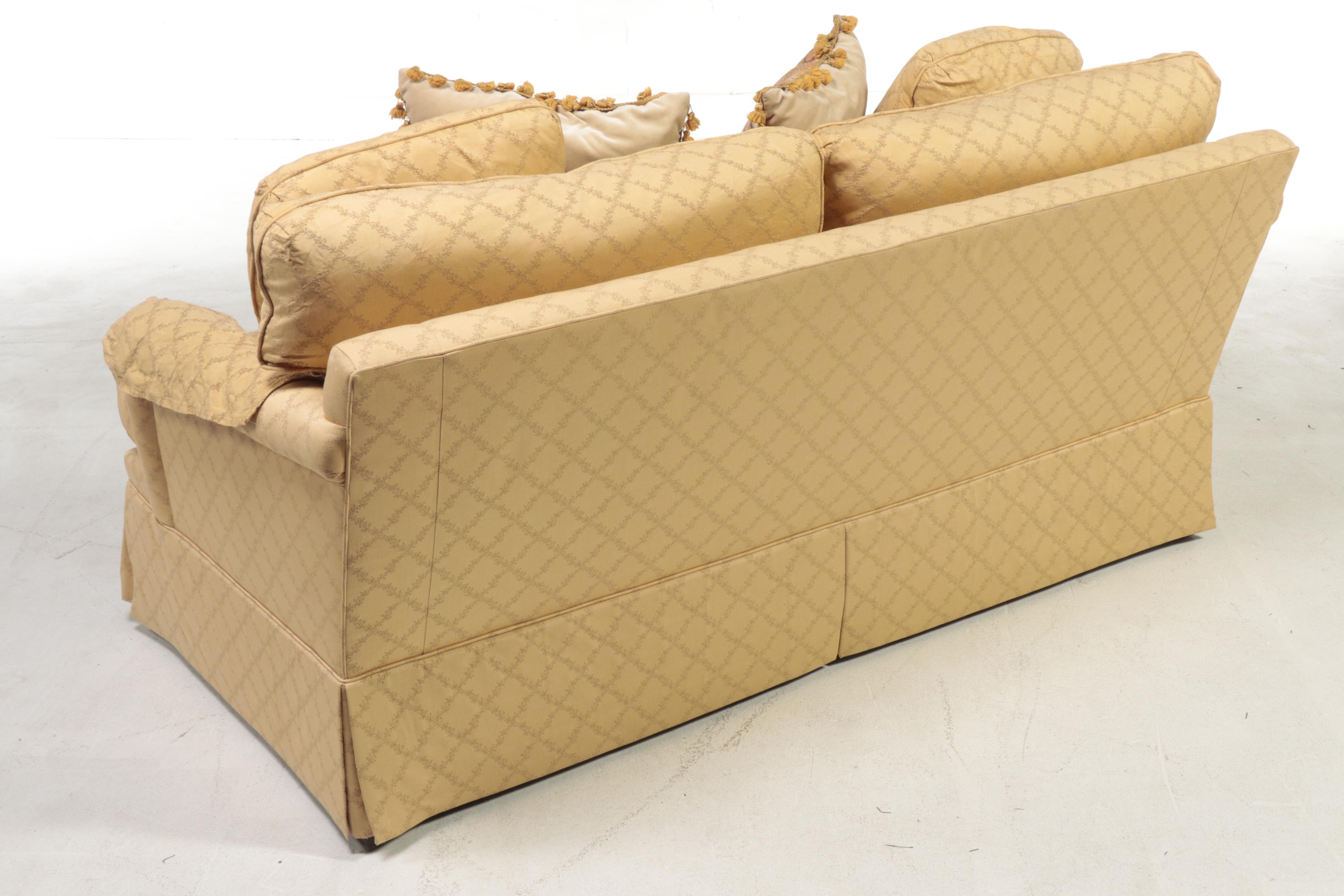 Baker Furniture CustomUpholstered English RollArm Sofa EBTH