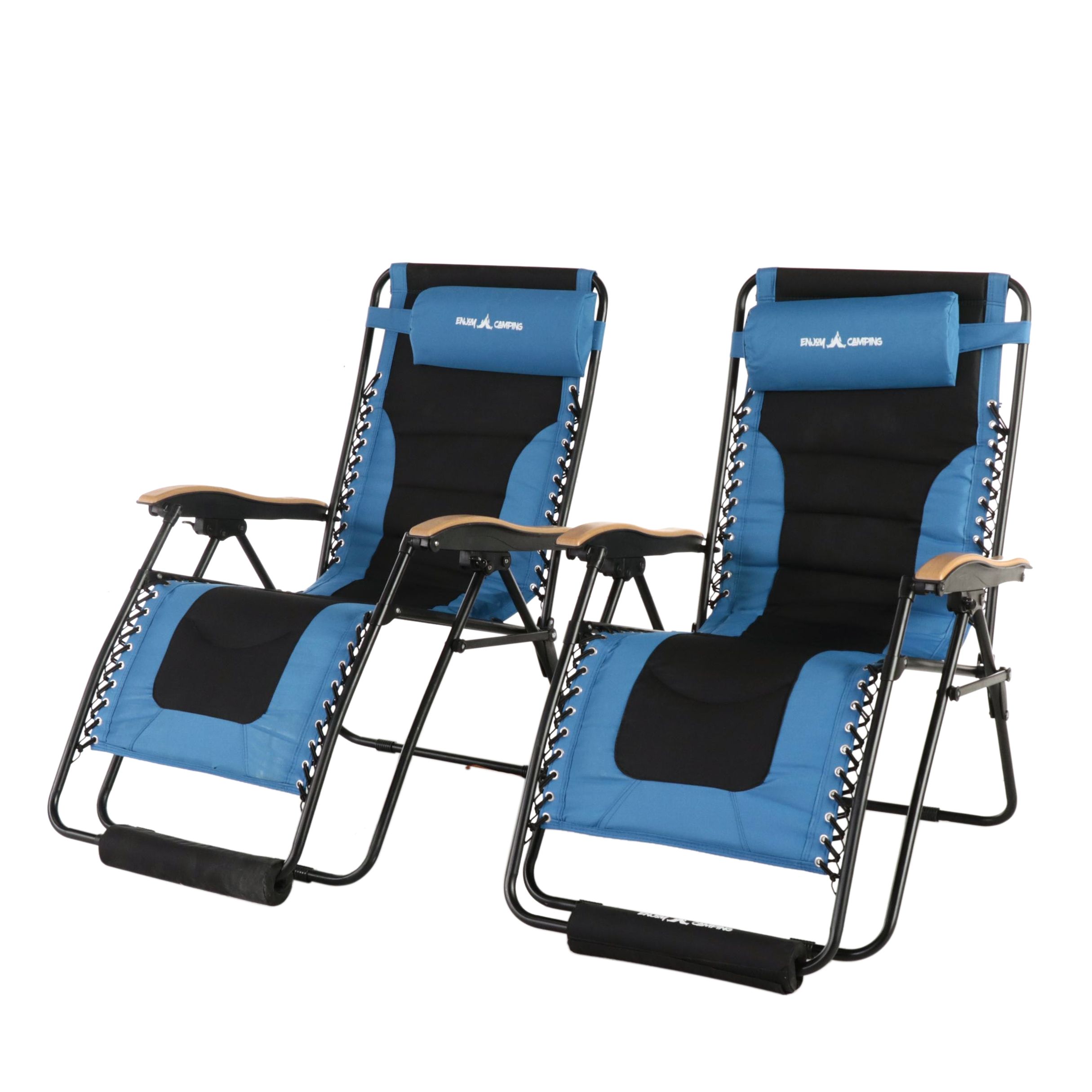 Enjoy Camping Reclining Camp Lounge Chairs EBTH