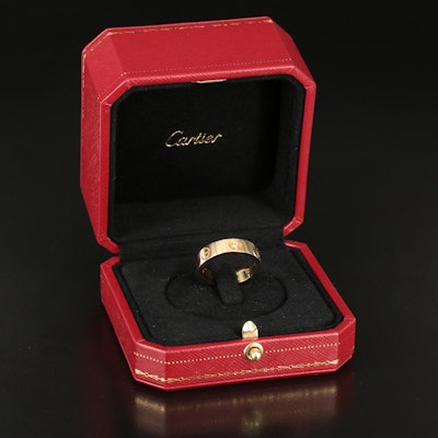 Cartier "LOVE" 18K 0.09 CTW Diamond Band