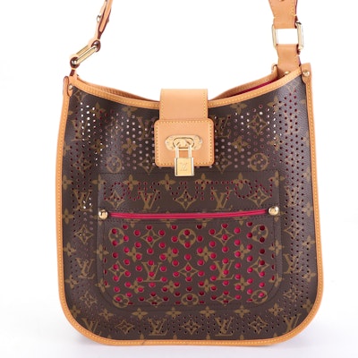 Louis Vuitton Limited Edition Musette Bag in Perforated Monogram Canvas