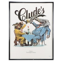 Clyde's Restaurant Poster Print