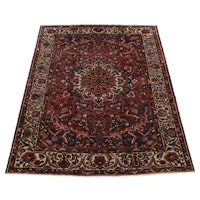 10'10 x 13'9 Hand-Knotted Persian Mashhad Room Sized Rug