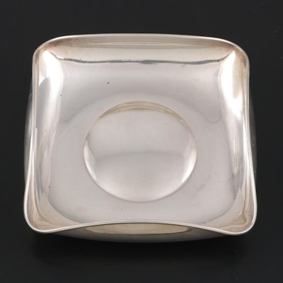 Famso Mexican Sterling Silver Modernist Ashtray