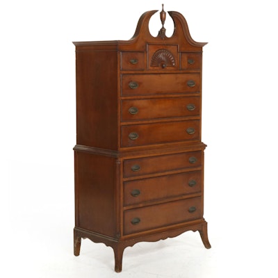 Holland Furniture Federal Style Maple Chest of Drawers, Mid 20th Century