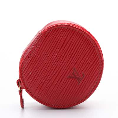 Louis Vuitton Red Epi Leather Ecrin Bijoux Jewelry Case