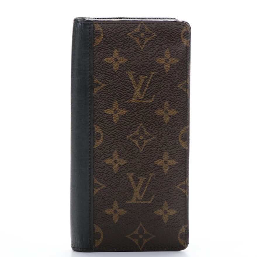 Louis Vuitton Brazza Monogram Macassar Wallet